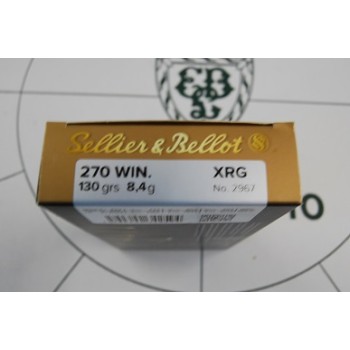 .270 Sellier + Bellot 130gr XRG Lead Free - Box of 20 .270 Sellier + Bellot 130gr XRG Lead Free - Box of 20